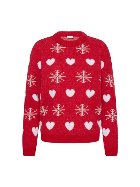 Sweter Kaffe czerwony
