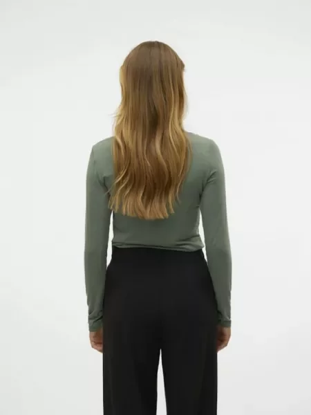 Μπλούζα Vero Moda πράσινο