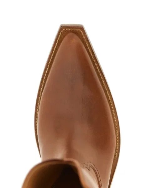 Botine Maison Margiela din piele maro
