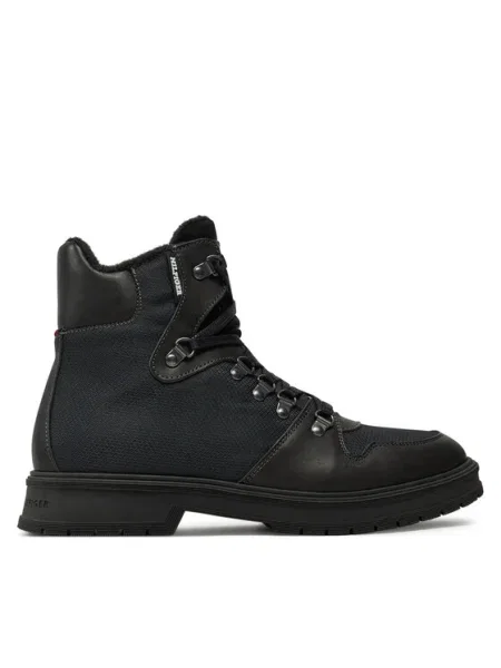 Обувки Tommy Hilfiger HILFIGER WARM CORDURA MIX BOOT черно