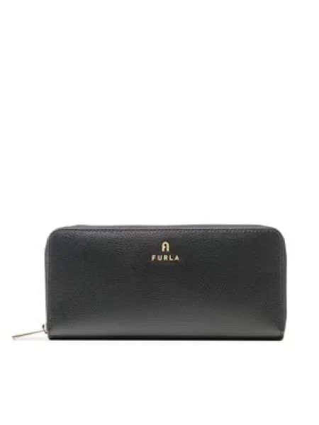 Furla De piele portofel Furla Camelia negru