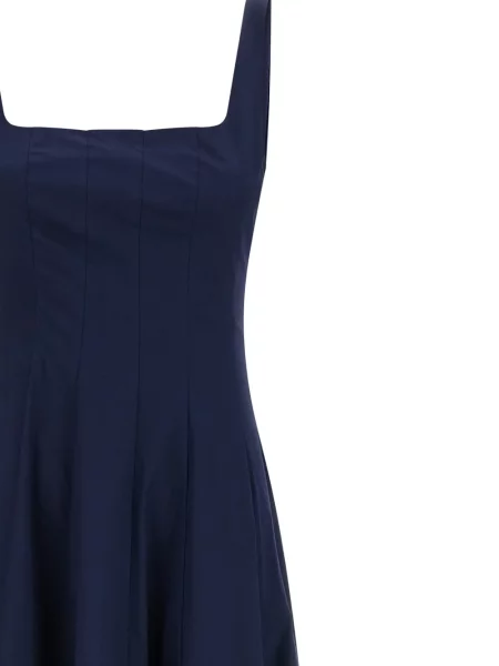 Rochie midi Staud până la genunchi de costum albastru