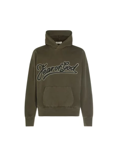 Bluza z kapturem Fear Of God z kapturem brązowa