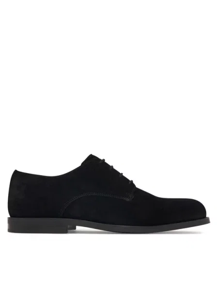 Pantofi Calvin Klein Ess Rubber Derby negru