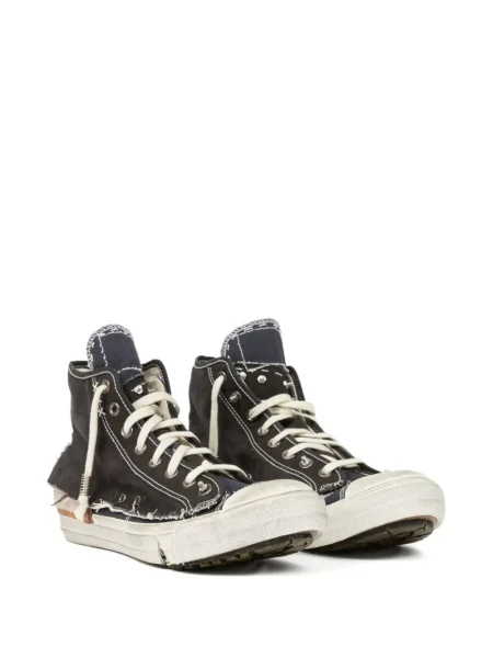 Sneakerși Maison Margiela zdrențuiți negru