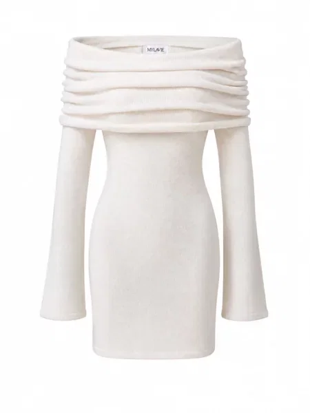 MYLAVIE by Sarah Harrison Rochie murdar alb
