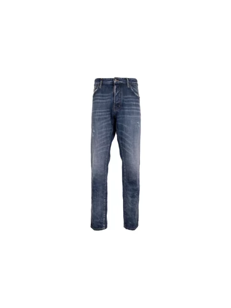 Skinny jeansy Dsquared2 niebieskie