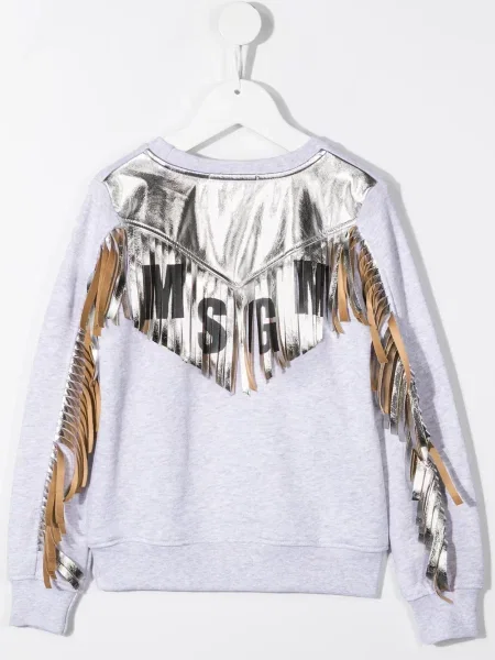 Bluza dziecięca Msgm szara