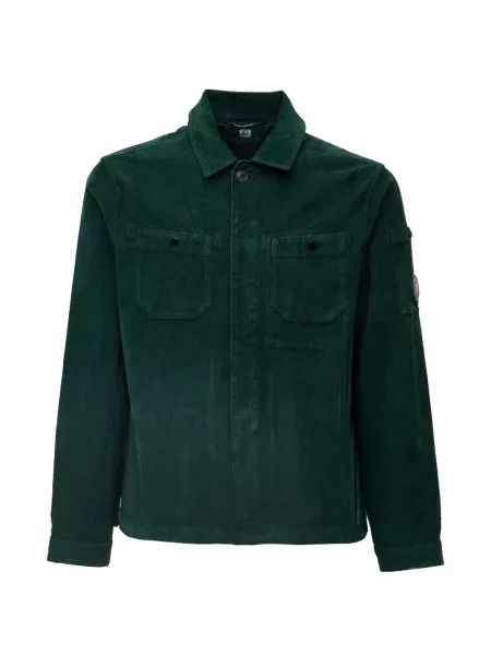 Cămașă C.p. Company de catifea cord verde