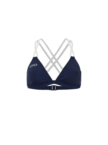VIVID Sutien costum de baie albastru noapte / natural alb
