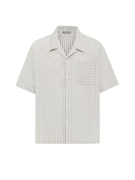 Dandalo Košile khaki bílá