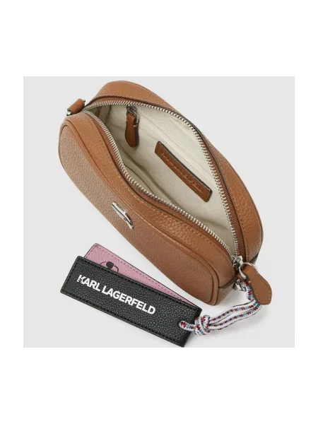 Geanta crossbody Karl Lagerfeld maro