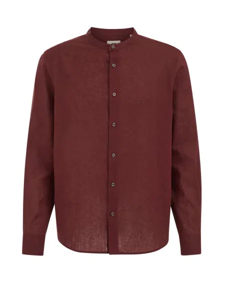 WE Fashion Společenská košile karmínově červené