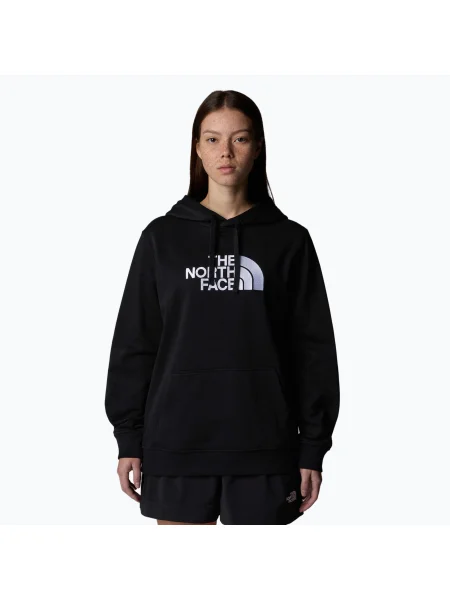 Дамски пуловер с качулка The North Face Drew Peak black черно