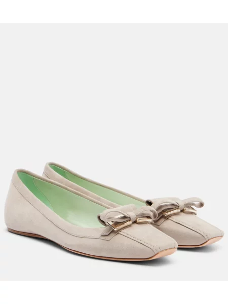 Loaferke Roger Vivier iz semiša siva