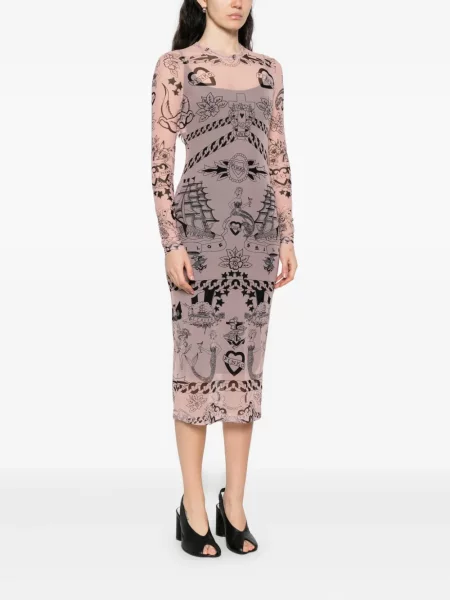 Sukienka midi Pinko z siateczką do kolan garniturowa