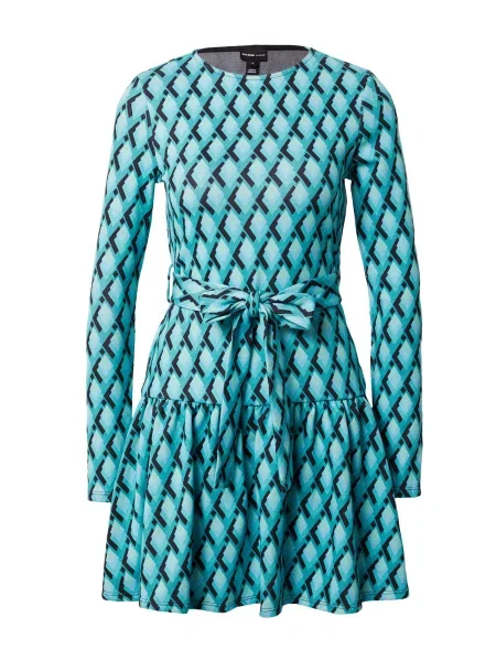 River Island Rochie FLIPPY cyan / albastru deschis / verde mentă negru