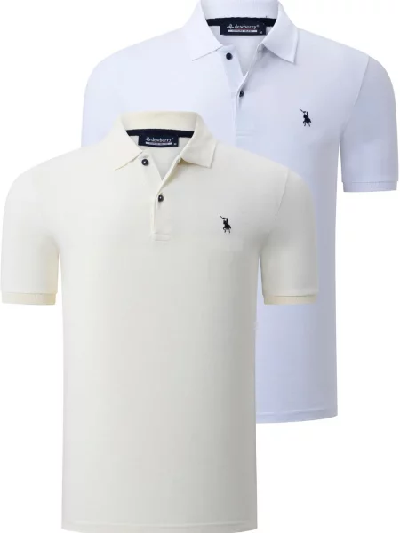 Tricou polo Dewberry gri