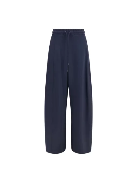 Spodnie Max Mara niebieskie