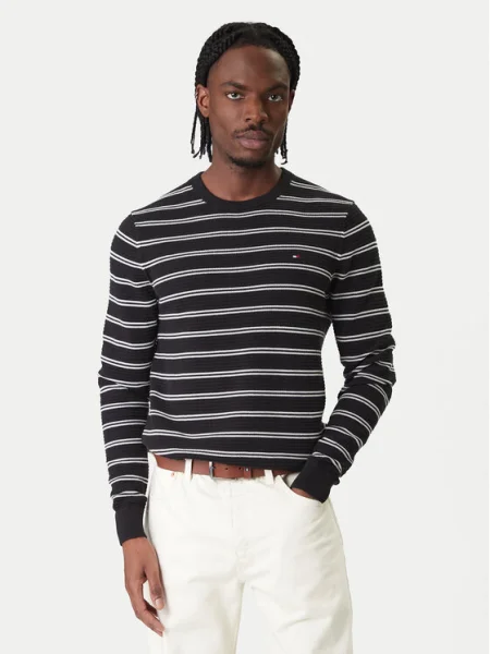 Tommy Hilfiger Pulover Seasonal negru