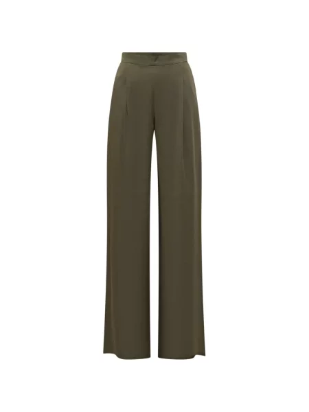 Pantaloni Max Mara de lână verde