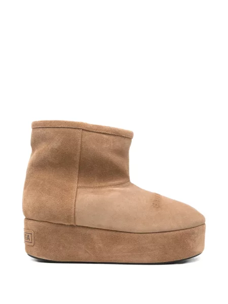 Botine Balenciaga cu platformă maro
