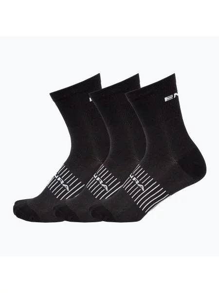 Cyklistické ponožky Endura Coolmax Race black černé