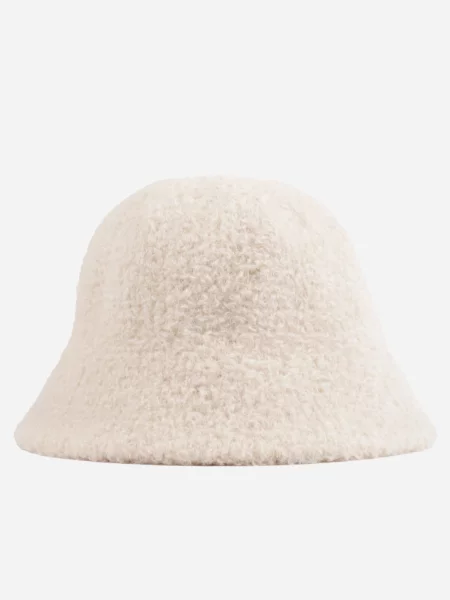 Kożuszkowy Kapelusz Bucket Hat Ruelv beżowy