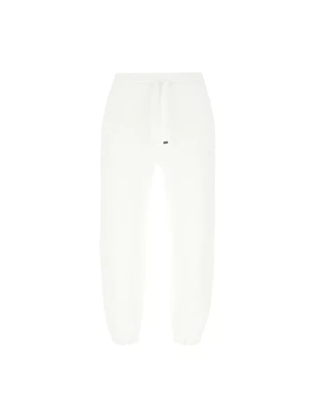 Spodnie Alexander Mcqueen białe