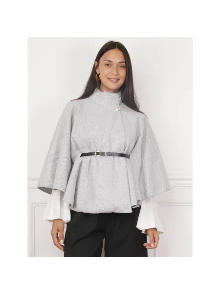 Palton La Modeuse gri