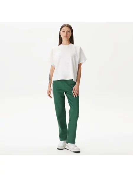 Lacoste Koszulka Loose Fit Crew Neck T-Shirt biały