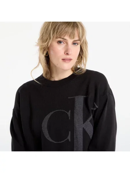 Дълго дънки Calvin Klein черно