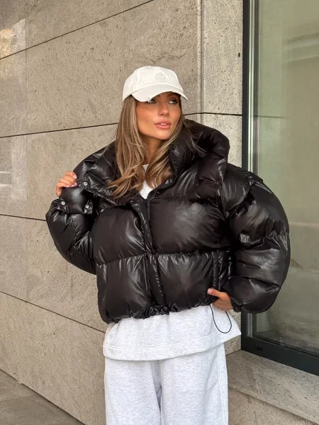 Зимова куртка Milirud нейлон/поліестер чорний