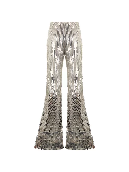 Pantaloni Alberta Ferretti cu paiete evazate