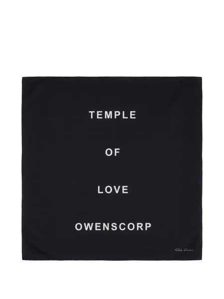 Šál Rick Owens černý