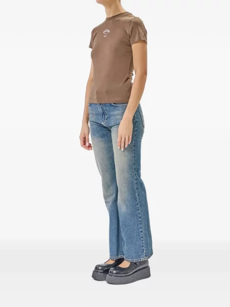 Tricou Moschino Jeans cu imagine maro