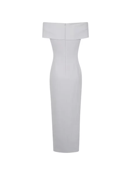 Rochie midi Lauren Ralph Lauren alb