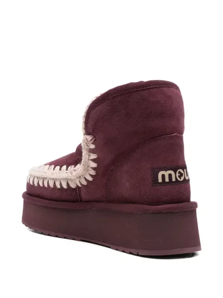 Botine Mou cu platformă violet