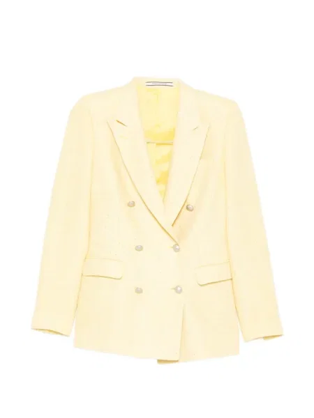 Kurtka Tagliatore dwurzędowa żółta