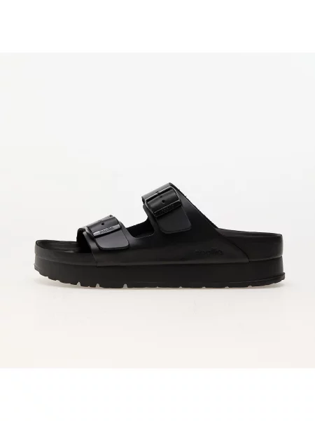 Sneakers Birkenstock Arizona PAP Flex Platform Natural Leather Black EUR 36 negru