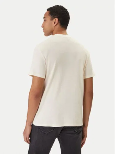Calvin Klein Jeans Majica Waffle Badge bež