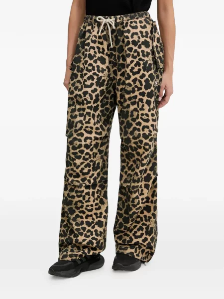 Pantaloni P.e Nation cu imagine cu model leopard
