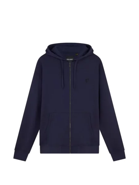 Hanorac cu glugă Lyle & Scott cu broderie albastru
