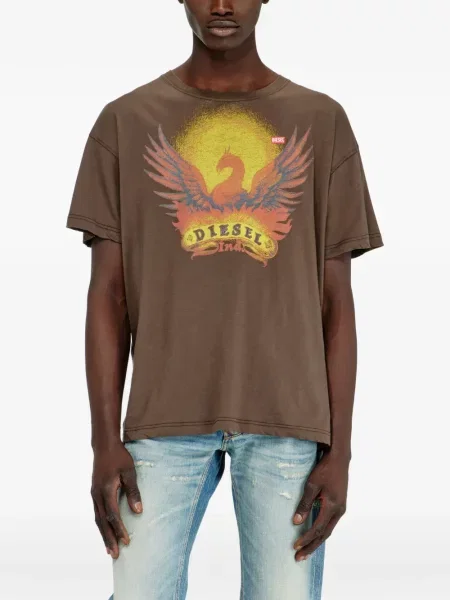 Tricou Diesel maro