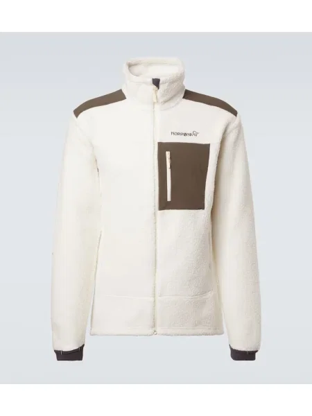 Jakna Norrøna iz flisa bela