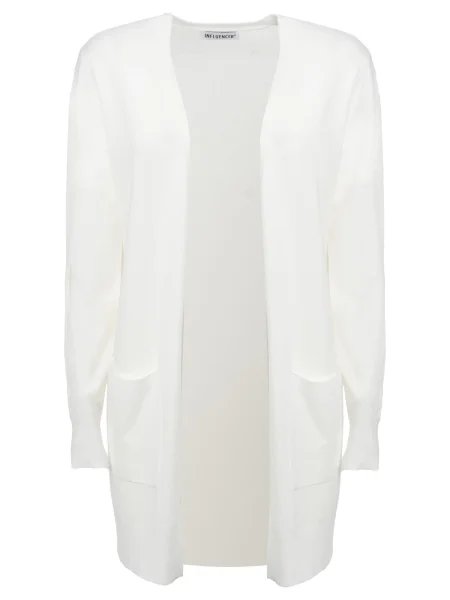 Influencer Kardigan bílá