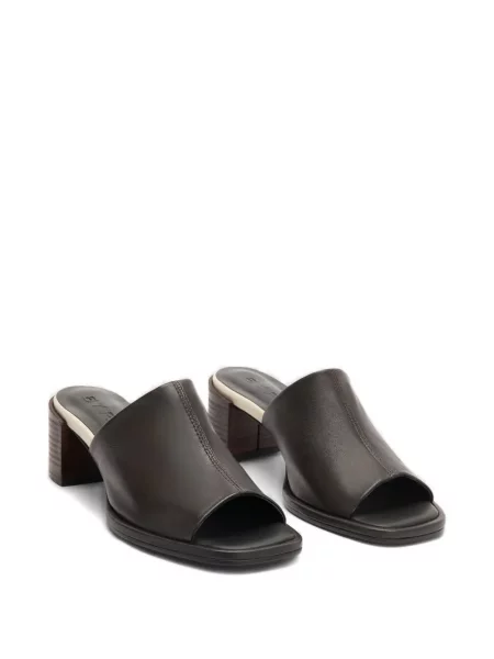 Papuci tip mules By Far maro