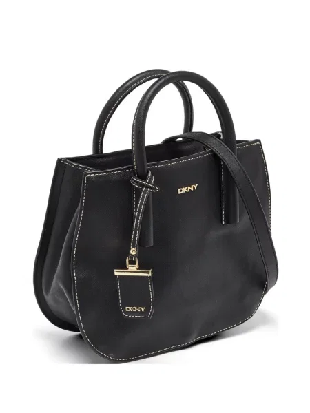 Geantă shopper Dkny din piele negru