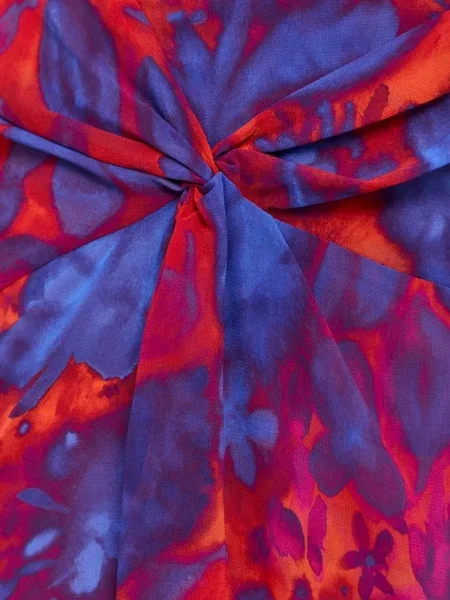 Spódnica Tiger Of Sweden w kwiatki z nadrukiem czerwona