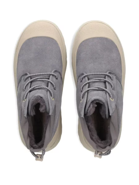 Botine Ugg cu șireturi din piele de căprioară